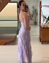 Backless Split Camisole Summer Sundress