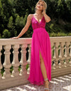 2003 Backless V-neck Maxi Dress