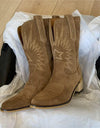Chunky Heel Embroidered Western Cowboy Boots
