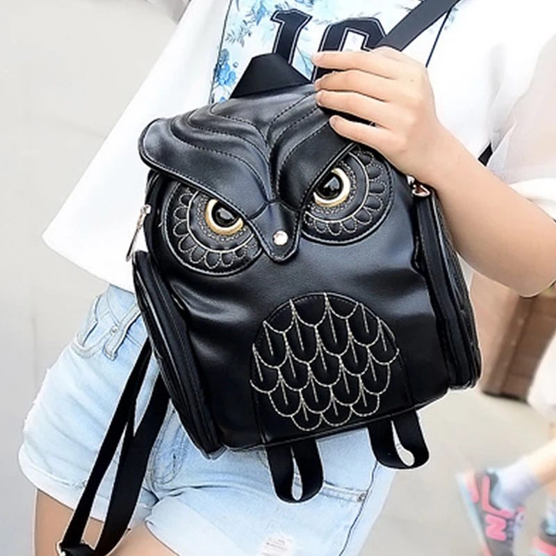 Fashionable And Cute Owl Travel Backpack