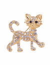 Ladies Crystal Rhinestone Charm Brooch Pins