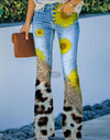 Casual Wide Leg Design Jeans