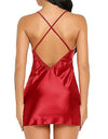 Sexy Silk Satin Night Dress