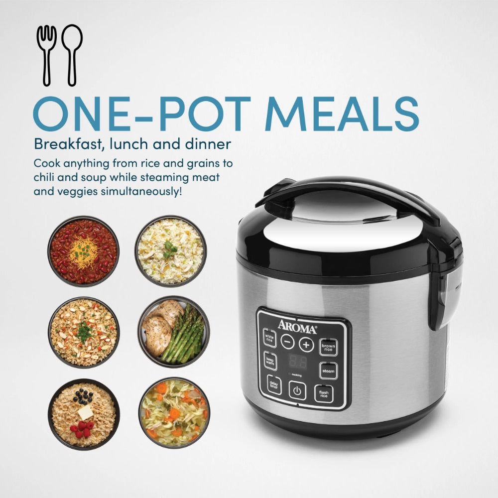 Programmable Rice &amp; Grain Cooker, Steamer Rice cooker
