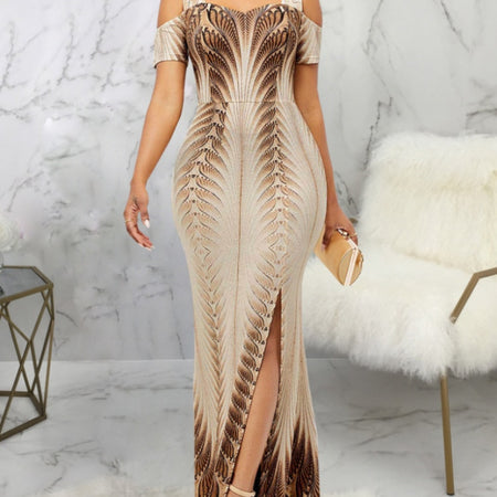 Sexy Butterfly Print Dress