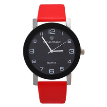 Load image into Gallery viewer, Hot Sale Leather Band Stainless Steel Analog Quartz Ladies Wristwatch
