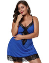 Plus Size Spaghetti Straps Lace Sexy Nightgowns