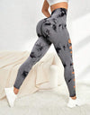 High Waist Tie Dye Hollow Out Sports/Gym Leggings