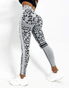 High Waist Leopard Seamless butt-lifting workout leggings