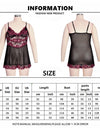 Sexy Lace Panel Sling Pajama Nightdress