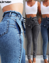 High Quality High Waist Denim  Jeans