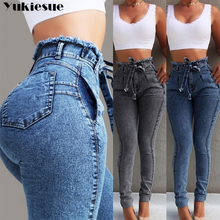 Load image into Gallery viewer, High Quality High Waist Denim  Jeans
