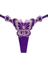 Transparent Embroidery Panties Lace Thongs