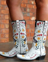 Mid Calf Western Cowgirl/cowboy Women Boots