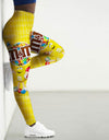 High Waist 3D Cartoon Printed Gym Yoga Leggings