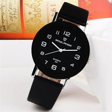 Load image into Gallery viewer, Hot Sale Leather Band Stainless Steel Analog Quartz Ladies Wristwatch
