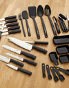 Classic 30-piece Rotating Cutlery Knife Set with Block