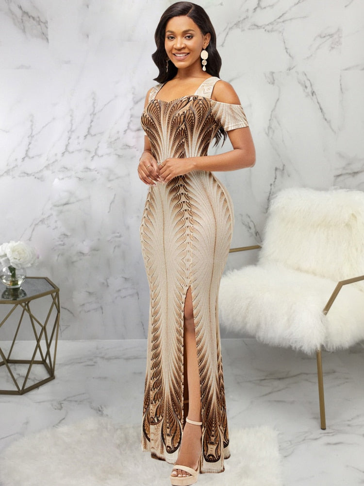 Sexy Butterfly Print Dress