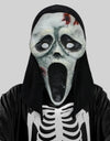 long-tongued ghost mask, natural latex full-face mask