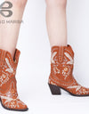 Embroidered Western Cowboy Ankle Cowboy/Cowgirl Boots