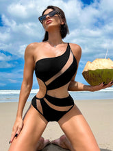 Load image into Gallery viewer, Sexy One Shoulder One Piece Swimsuit
