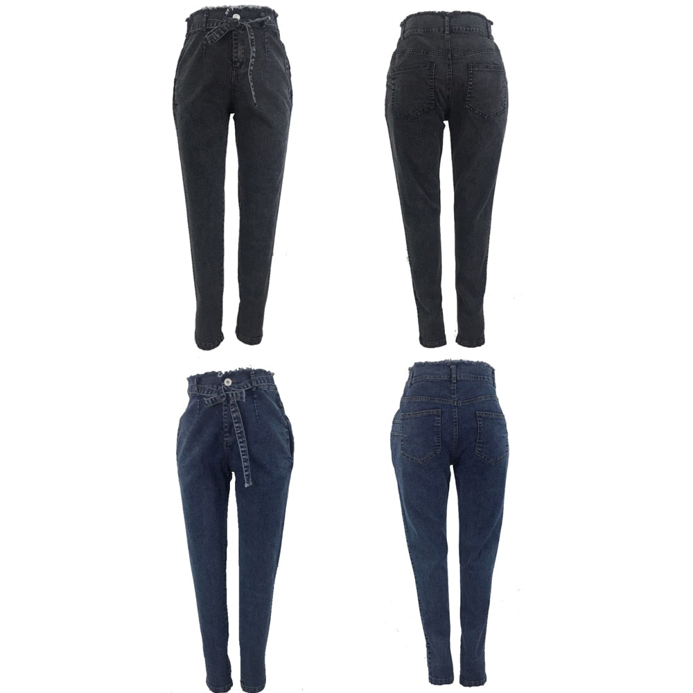 High Quality High Waist Denim  Jeans