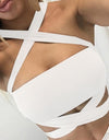 Sexy Criss Cross Halter Bandage Crop Top