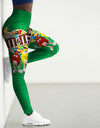 High Waist 3D Cartoon Printed Gym Yoga Leggings