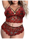 Sexy Plus Size Bra and panties Two Piece Set
