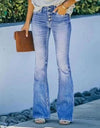 Casual Wide Leg Design Jeans