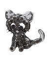 Ladies Crystal Rhinestone Charm Brooch Pins
