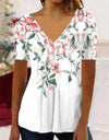 Simple 3d Fashion V-neck T-shirt