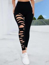 Load image into Gallery viewer, High Waist Tie Dye Hollow Out Sports/Gym Leggings
