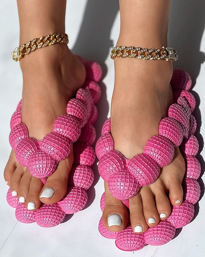 Outdoor Soft Bubble Flip Flops