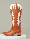 Brown Wings Western Cowboy Boots