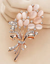 Ladies Crystal Rhinestone Charm Brooch Pins