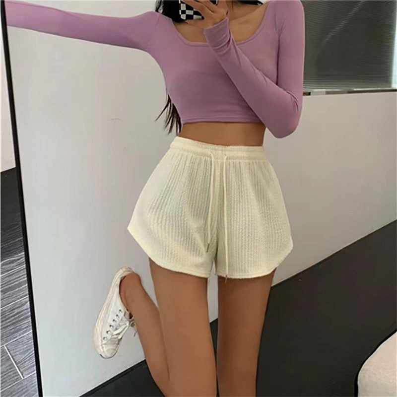 High Waist Loose casual Shorts