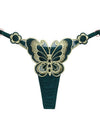 Transparent Embroidery Panties Lace Thongs