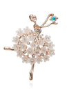 Ladies Crystal Rhinestone Charm Brooch Pins