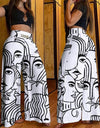 High Waist Wide Leg Long Pants