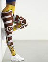 High Waist 3D Cartoon Printed Gym Yoga Leggings
