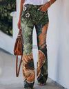 Casual Wide Leg Design Jeans