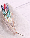 Ladies Crystal Rhinestone Charm Brooch Pins
