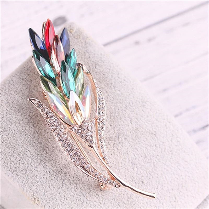 Ladies Crystal Rhinestone Charm Brooch Pins