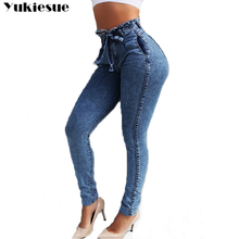 Load image into Gallery viewer, High Quality High Waist Denim  Jeans
