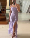 Backless Split Camisole Summer Sundress