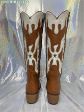 Load image into Gallery viewer, Brown Wings Western Cowboy Boots
