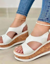 Thick Bottom Wedge Open Toe Sandals