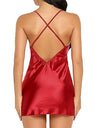 Sexy Silk Satin Night Dress