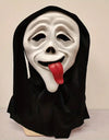 long-tongued ghost mask, natural latex full-face mask